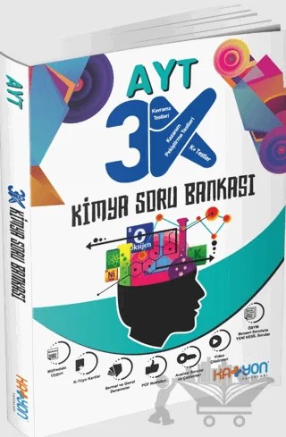 AYT 3K Kimya Soru Bankası – Kolektif – Katyon Yayınları kitap kapağı