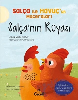 Salçanın Rüyası - Salça ile Havuçun Maceraları – Melek Turgay – Floki Çocuk kitap kapağı