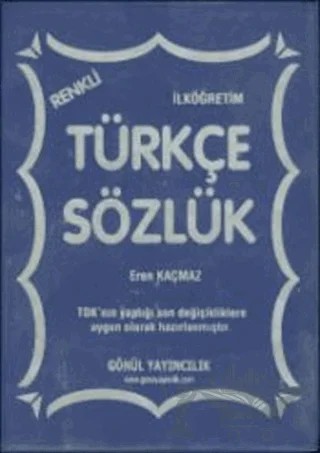 Türkçe Sözlük (Plastik Kapak) – Kolektif – Gönül Yayıncılık kitap kapağı