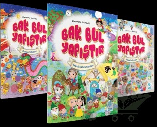 Bak - Bul - Yapıştır (3 Kitap Set) – Eleonora Barsotti – Minik Damla Yayınevi kitap kapağı