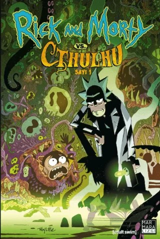 Rick and Morty vs. Cthulhu Sayı 1 – Jim Zub – Marmara Çizgi kitap kapağı