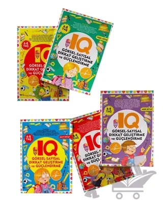 IQ Dikkat Geliştirme ve Güçlendirme Seti (5 Kitap Takım) – Kolektif – Çocuk Gezegeni kitap kapağı
