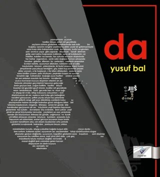 Da – Yusuf Bal – Ferfir Yayıncılık kitap kapağı
