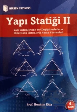 Yapı Statiği 2 – İbrahim Ekiz – Birsen Yayınevi kitap kapağı