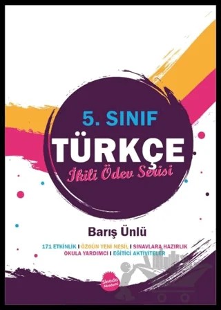 5. Sınıf Türkçe İkili Ödev Serisi – Barış Ünlü – Sinada Akademi kitap kapağı