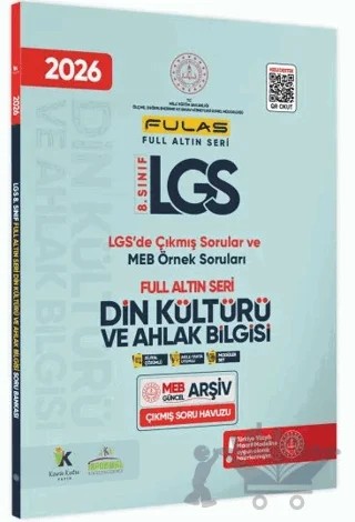 2026 8. Sınıf Full LGS Altın Seri Din Kültürü ve Ahlak Bilgisi MEB Çıkmış Soru Bankası Modüler Seti – Kolektif – Karakutu Yayın kitap kapağı
