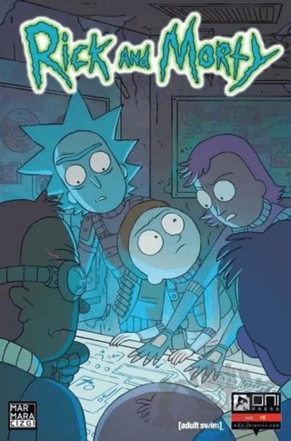 Rick and Morty 9 – Kolektif – Marmara Çizgi kitap kapağı