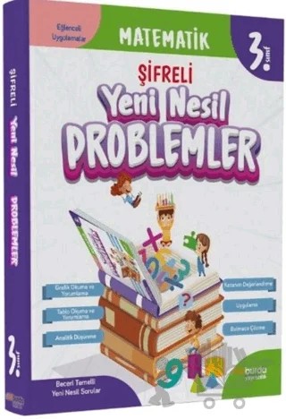 3. Sınıf Matematik Şifreli Yeni Nesil Problemler – Kolektif – ONburda Yayınları kitap kapağı
