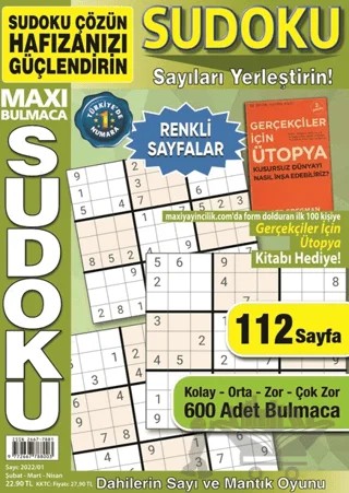 Maxi Bulmaca Sudoku 9 – Kolektif – Maxi Yayıncılık kitap kapağı