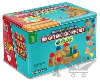 Dikkati Güçlendirme Seti Plus 5 Yaş (Metal Kutulu) – Osman Abalı – Adeda Yayınları kitap kapağı