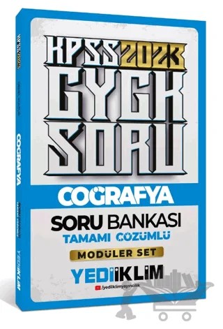 2023 KPSS Genel Kültür Coğrafya Tamamı Çözümlü Soru Bankası ( Modüler Set İçerisindeki) – Kolektif – Yediiklim Yayınları kitap kapağı