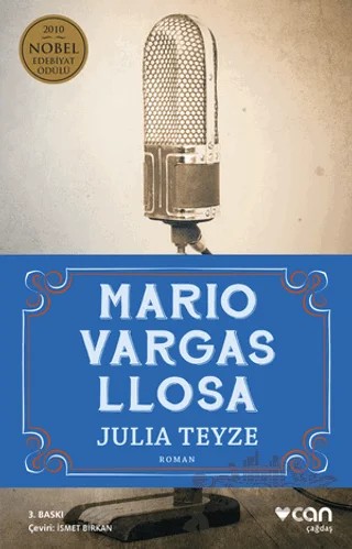 Julia Teyze – Mario Vargas Llosa – Can Yayınları kitap kapağı