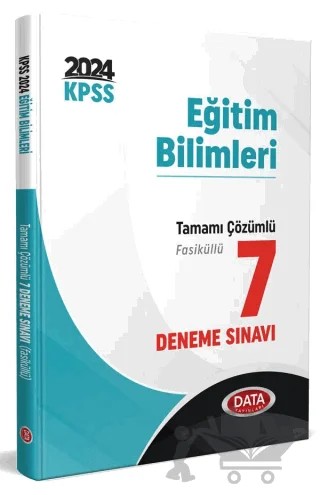 2024 KPSS Eğitim Bilimleri Tamamı Çözümlü 7 Deneme Sınavı – Kolektif – Data Yayınları kitap kapağı