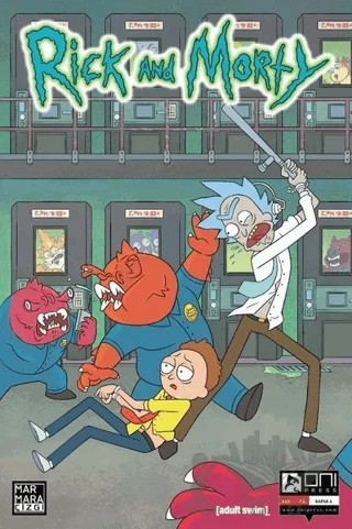 Rick and Morty 1 – Zac Gorman – Marmara Çizgi kitap kapağı