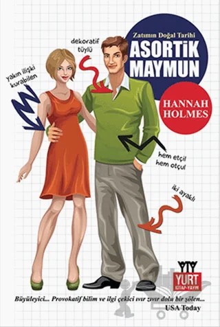 Zatımın Doğal Tarihi - Asortik Maymun – Hannah Holmes – Yurt Kitap Yayın kitap kapağı
