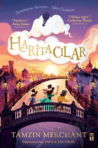 Haritacılar – Tamzin Merchant – Genç Timaş kitap kapağı