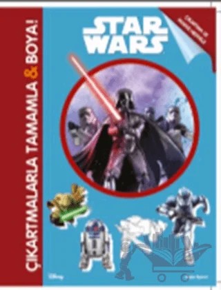 Disney Star Wars - Çıkartmalarla Tamamla ve Boya – Kolektif – Doğan Egmont Yayıncılık kitap kapağı