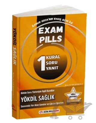 YÖKDİL Sağlık Exam Pills 1 Kural Soru Yanıt – İlknur Altun Şatıroğlu – Dijital Hoca kitap kapağı