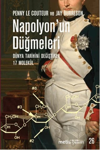 Napolyon’un Düğmeleri – Jay Burreson, Penny Le Couteur – Metis Yayınları kitap kapağı