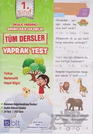 1. Sınıf Tüm Dersler Yaprak Test – Kolektif – Bulut Eğitim ve Kültür Yayınları kitap kapağı