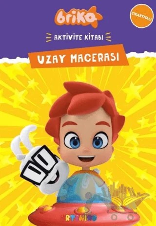 Briko Uzay Macerası / Çıkartmalı Aktivite Kitabı Serisi – Kolektif – Artenino Yayıncılık kitap kapağı