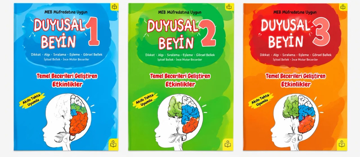 Duyusal Beyin Set – Ebru Albayrak Sidar – Sola Kidz kitap kapağı