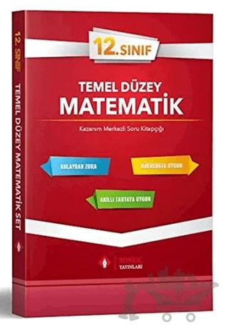 12. Sınıf Temel Düzey Matematik 2019 - 2020 – Kolektif – Sonuç Yayınları kitap kapağı