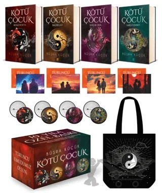Kötü Çocuk Serisi 4 Kitap Takım (Kutulu Ciltli Set) – Büşra Küçük – Dokuz Yayınları kitap kapağı