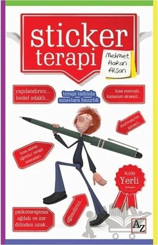 Sticker Terapi – Mehmet Hakan Alşan – Az Kitap kitap kapağı