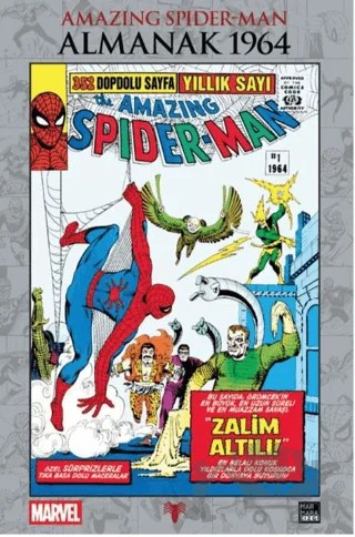 Amazing Spiderman - Almanak 1964 – Stan Lee – Marmara Çizgi kitap kapağı