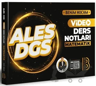 ALES DGS Matematik Video Ders Notları – Deniz Atalay – Benim Hocam Yayınları kitap kapağı