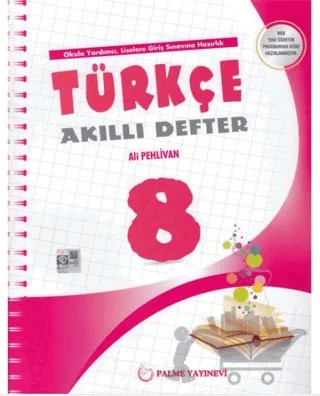 8. Sınıf LGS Türkçe Akıllı Defter – Kolektif – Palme Yayınları kitap kapağı