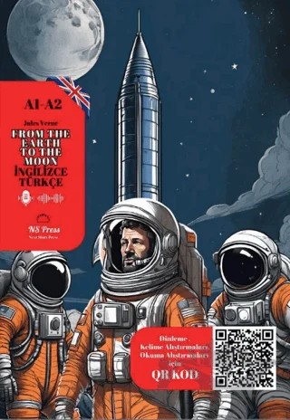 From the Earth to the Moon - İngilizce – Jules Verne – NS Press kitap kapağı
