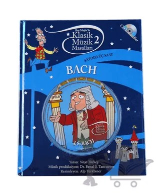 Bach - Şatado Üç Saat – Neşe Türkeş – Doğan Egmont Yayıncılık kitap kapağı