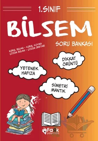 Bilsem 1. Sınıf Soru Bankası – Tacettin Kandemir – Fark Yayınları kitap kapağı