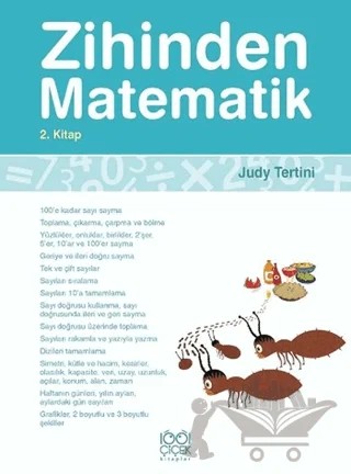 Zihinden Matematik 2. Kitap – Judy Tertini – 1001 Çiçek Kitaplar kitap kapağı