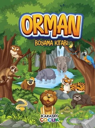 Orman Boyama Kitabı – Kolektif – Karatay Çocuk kitap kapağı