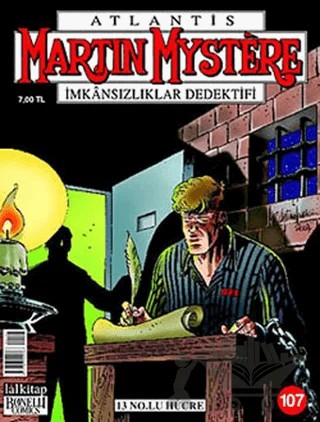 Martin Mystere Sayı: 107 13 No.lu Hücre – Lal Kitap kitap kapağı