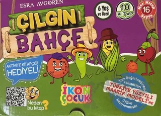 Çılgın Bahçe Hikaye Seti (Kutulu) – Esra Avgören – İkon Çocuk kitap kapağı