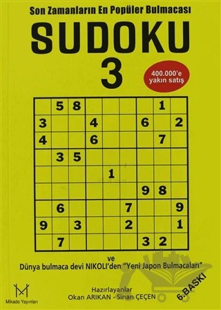 Sudoku 3 – Kolektif – Mikado Yayınları kitap kapağı
