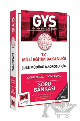 Yargı Yayınları 2023 MEB Şube Müdürü Kadrosu İçin Konu Özetli Açıklamalı Soru Bankası – Kolektif – Yargı Yayınevi kitap kapağı
