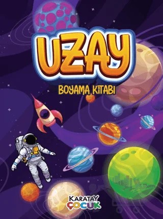 Uzay Boyama Kitabı – Kolektif – Karatay Çocuk kitap kapağı