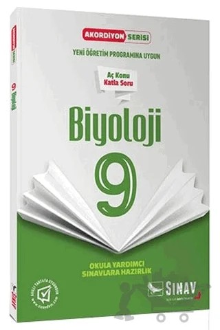 9. Sınıf Biyoloji Akordiyon Kitap – Kolektif – Sınav Yayınları kitap kapağı
