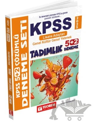 Kpss 5 + 2 Deneme Sınavı Genel Kültür Genel Yetenek Tamamı Çözümlü – Serhat Gülnaroğlu – Teorem Yayıncılık kitap kapağı