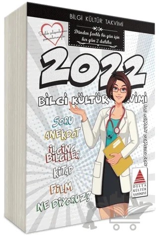 2022 Bilgi Kültür Takvimi – Ali Osman Demirezen – Delta Kültür Yayınevi kitap kapağı