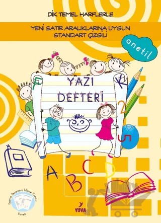 1. Sınıf Yazı Defteri Standart Çizgili – Kolektif – Yuva Yayınları kitap kapağı