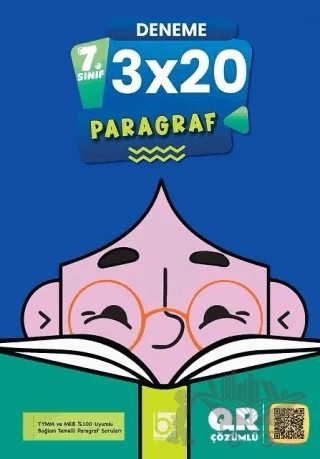 7. Sınıf Paragraf 3x20 Deneme Çözümlü – Kolektif – Bigelio Yayıncılık kitap kapağı