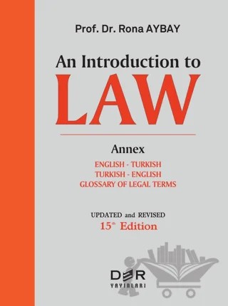 An Introduction To Law – Rona Aybay – Der Yayınları kitap kapağı