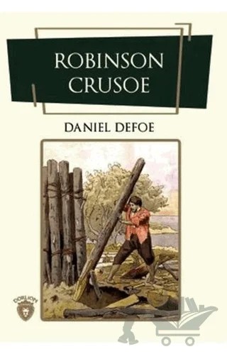 Robinson Crusoe (İngilizce Roman) – Daniel Defoe – Dorlion Yayınları kitap kapağı