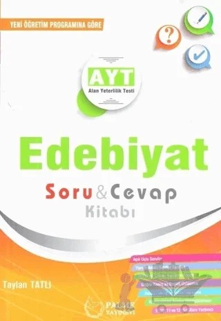 Palme YKS AYT Edebiyat Soru & Cevap Kitabı – Kolektif – Palme Yayınları kitap kapağı
